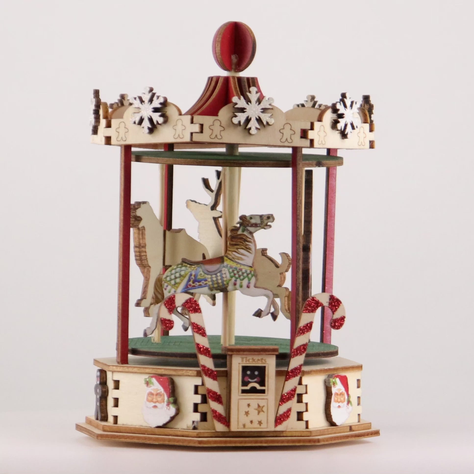 Christmas Carousel Ornament – Old World Christmas