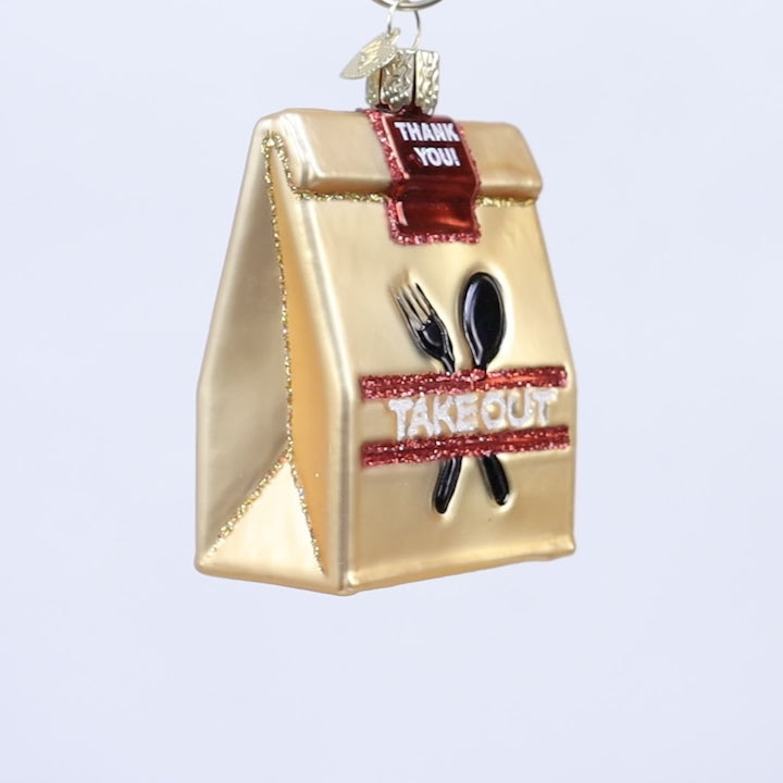Old World Christmas Blown Glass Ornament Takeout Bag - Thumbnail 2