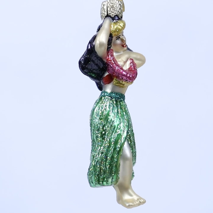 【美品】Special Edition POSED HULA DANCER 東洋 hula-dancer-ornament-10194-