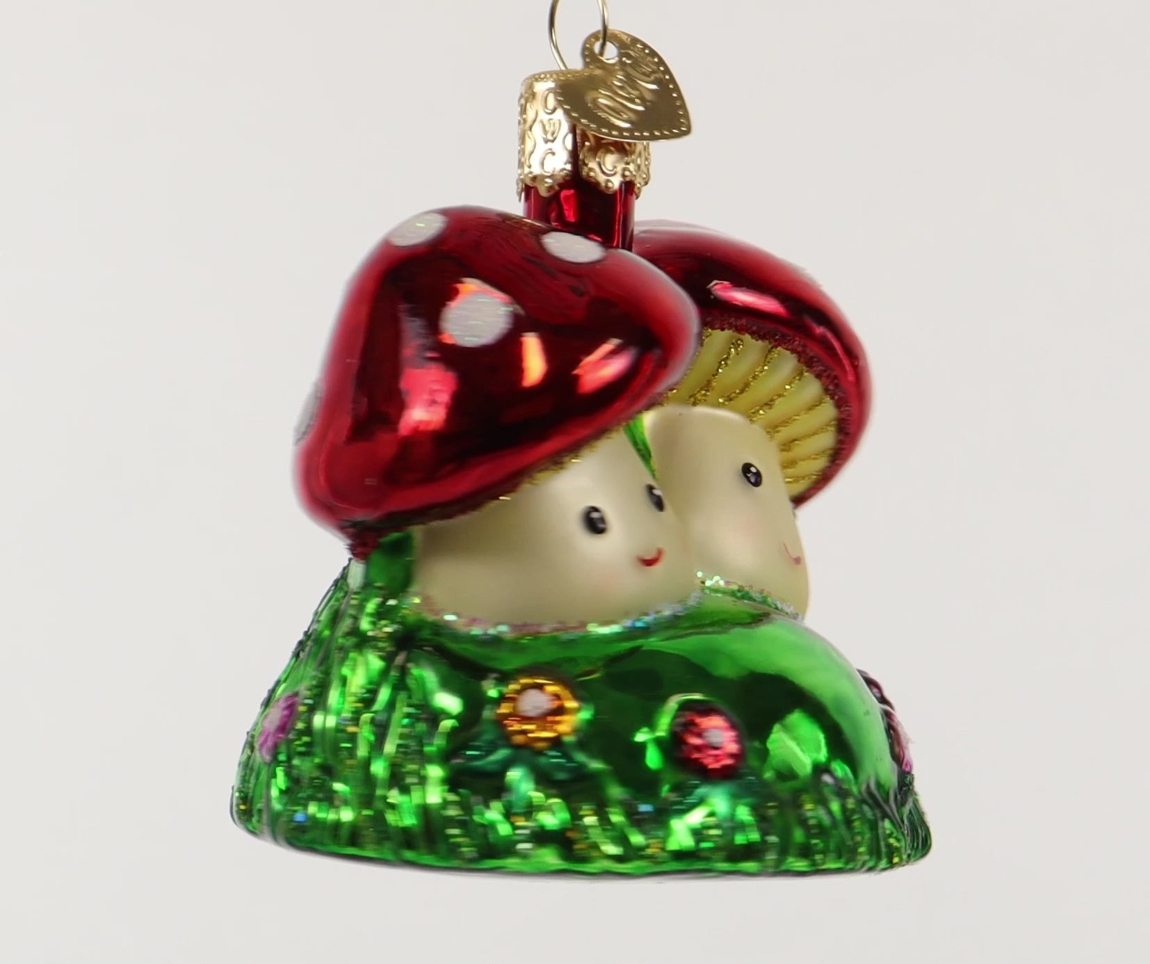 Happy Mushrooms Ornament – Old World Christmas