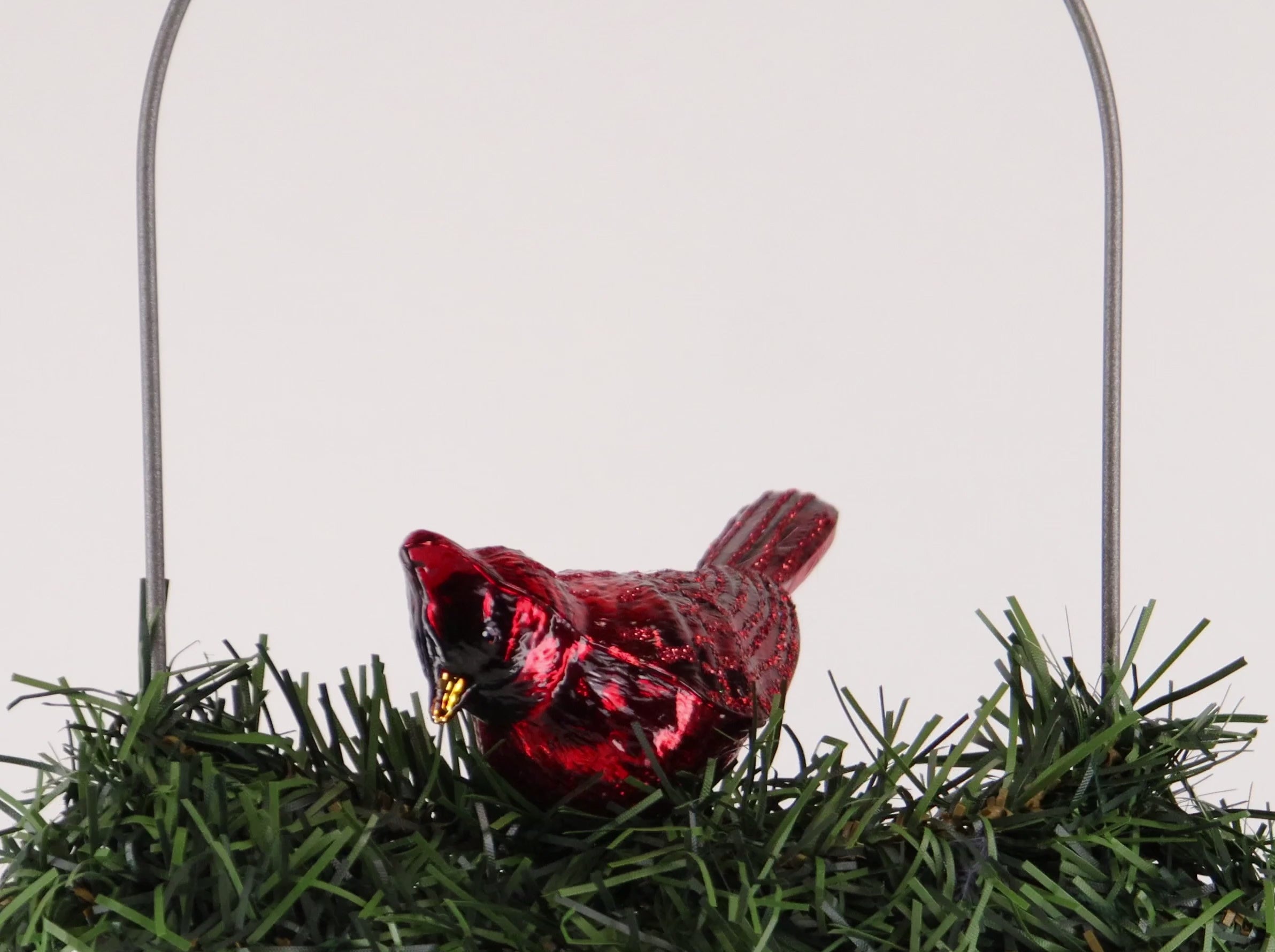 【ひまわり さま】vintage ornament ❀ かわいい 赤いおうち Shiny Red Northern Cardinal Ornament – Old World Christmas