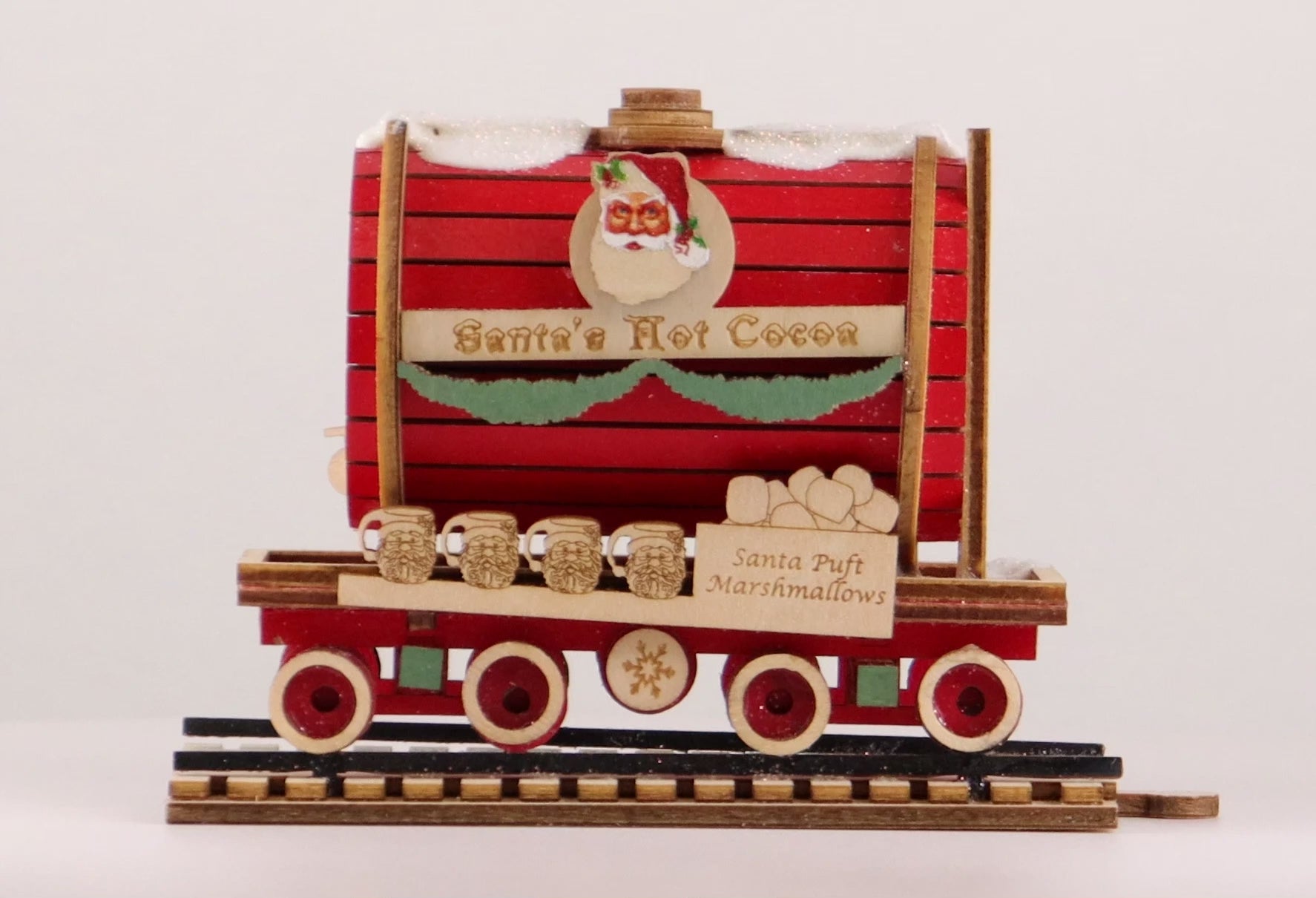 Santa's Hot Cocoa Tanker Ornament – Old World Christmas