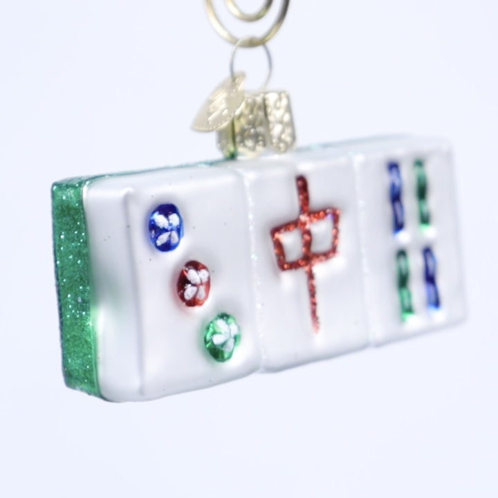Mahjong Ornament – Old World Christmas