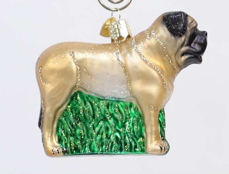 English Mastiff Ornament Old World Christmas