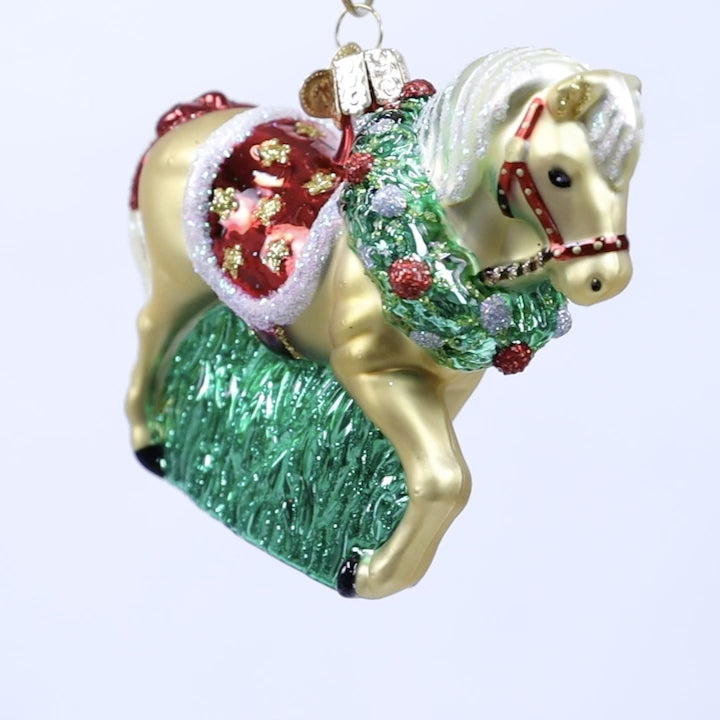 Old World Weihnachts-Ornament "Rasenmäher" - Handbemalt, Mundgeblasenes Glas - Festliche Deko Für Den Baum