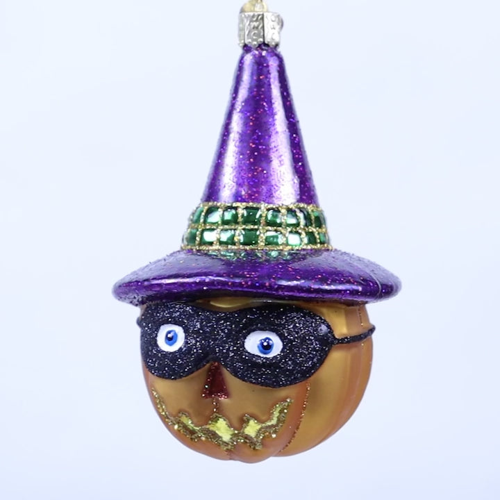 Masked Witch Jack O'lantern Ornament – Old World Christmas