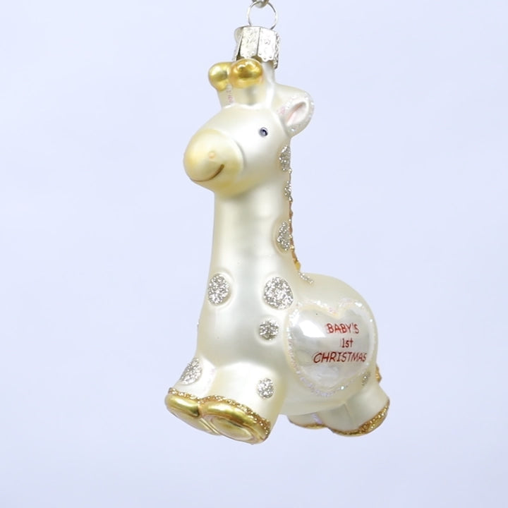 Baby's First Christmas Giraffe Ornament – Old World Christmas