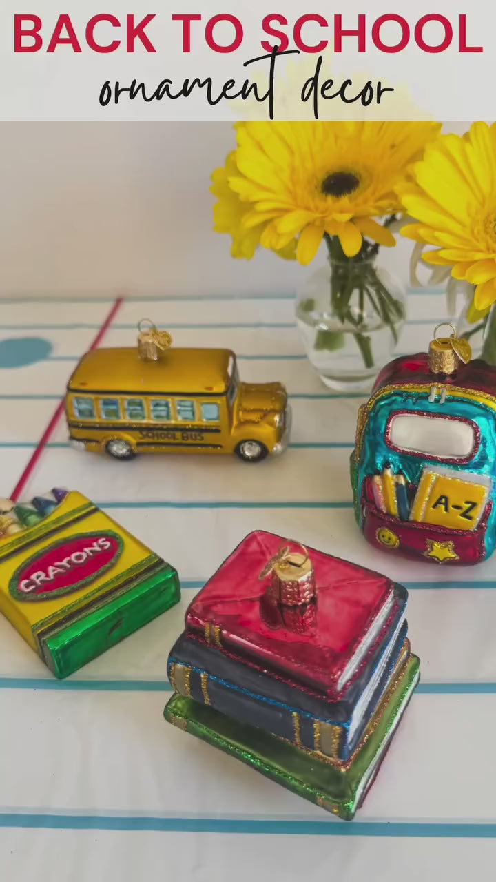 First Day Of School Ornament – Old World Christmas