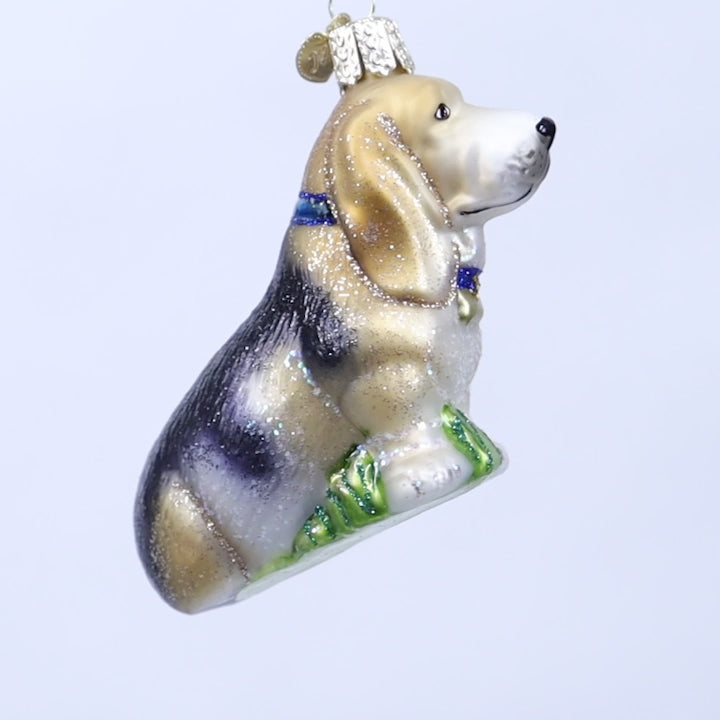 Basset Hound Christmas Ornament Shatter Proof outlets Ball Easy To Personalize A Perfect