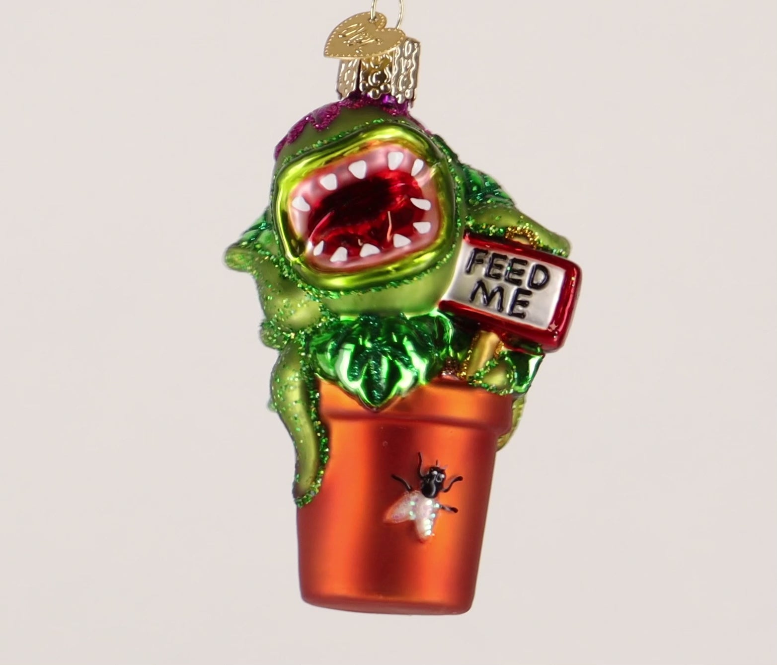 ふわふわのオットセイ Venus Fly Trap Ornament – Old World Christmas