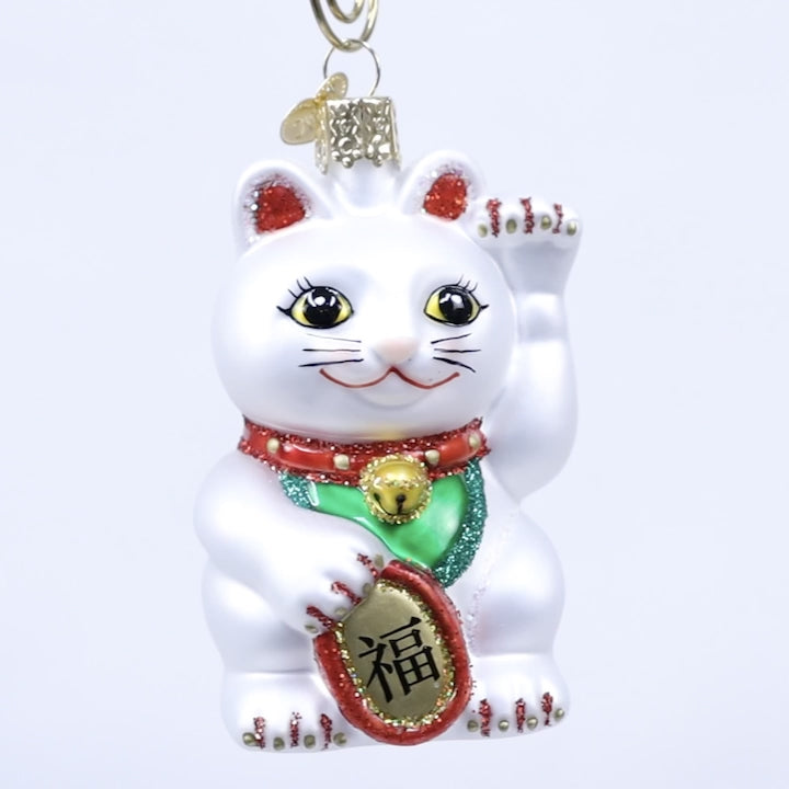 Lucky Cat Ornament – Old World Christmas