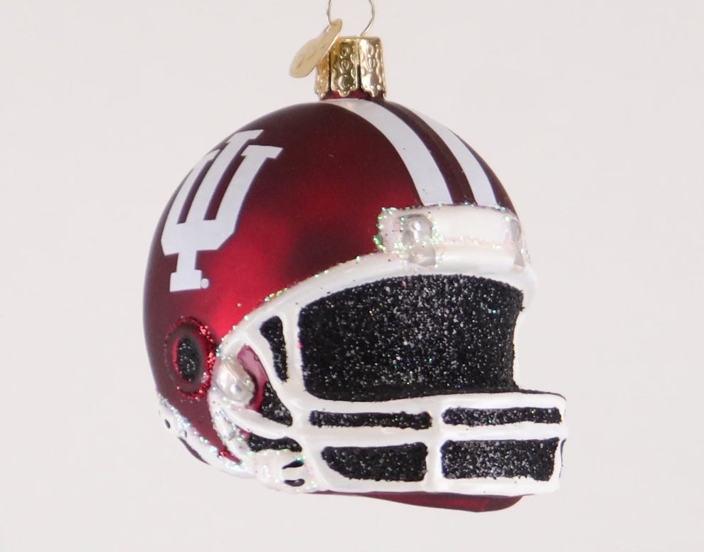 Indiana Football Helmet Ornament