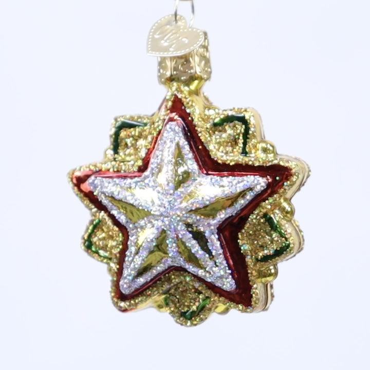 【misen2014 さま】mini ornament ❀ キャンドル3本set Homespun Noel Mini Ornaments, Set of 32 | Grandin Road