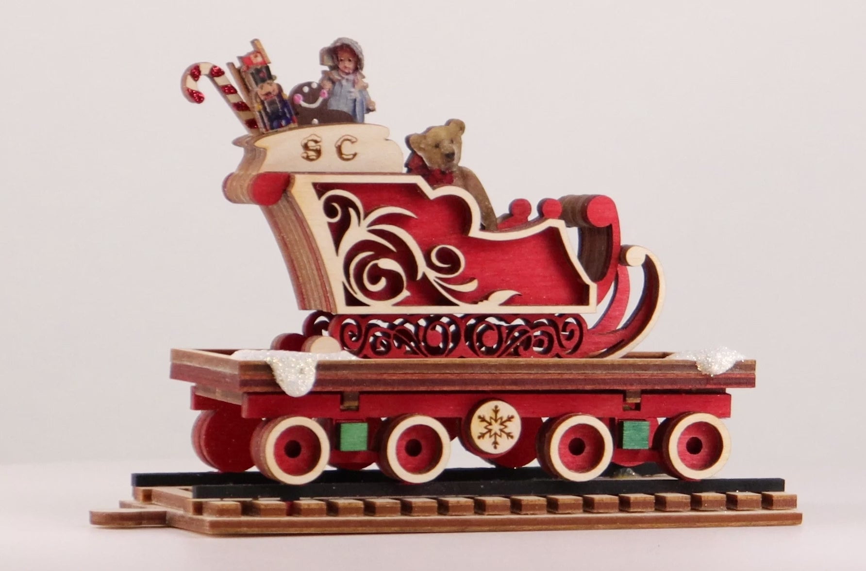 North Pole Express Sleigh Car Ornament – Old World Christmas