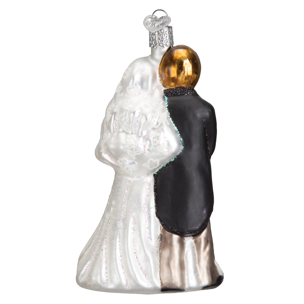 Old World Christmas Bridal Couple Ornament