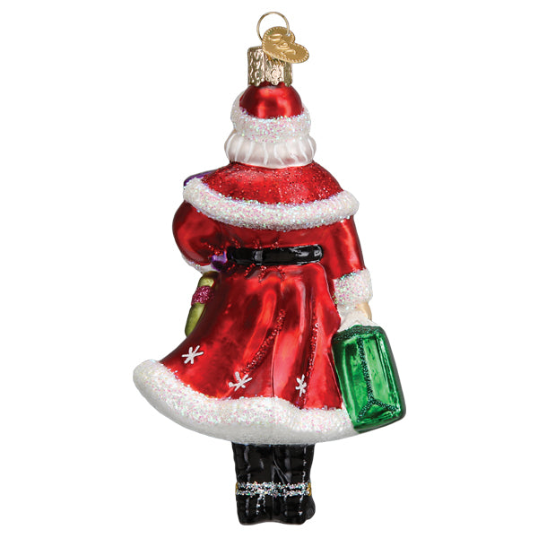 Mrs. Claus Goes Shopping Ornament