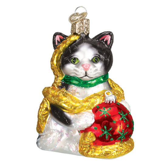 Holiday Kitten Ornament | Old World Christmas™