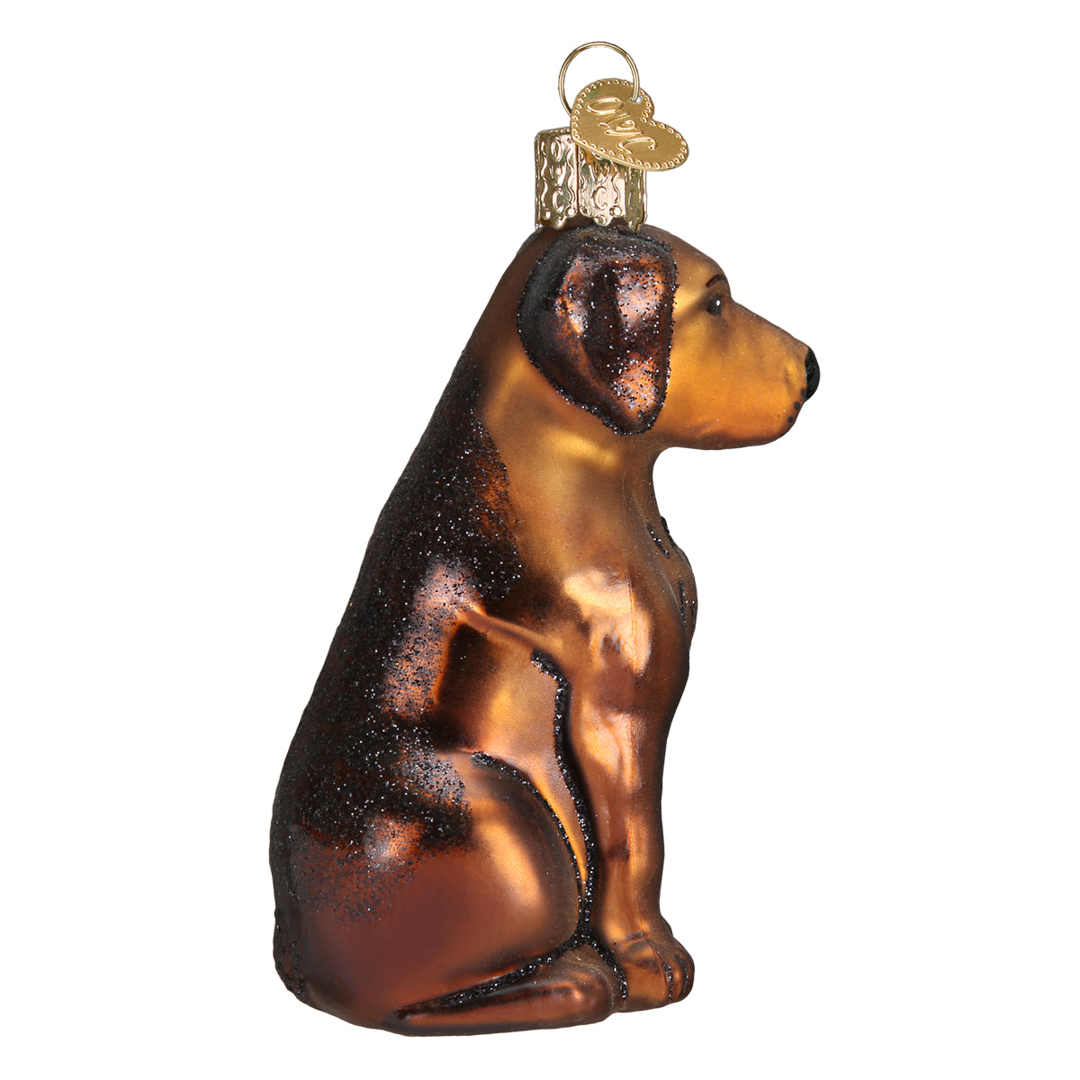 Chocolate Labrador Ornament