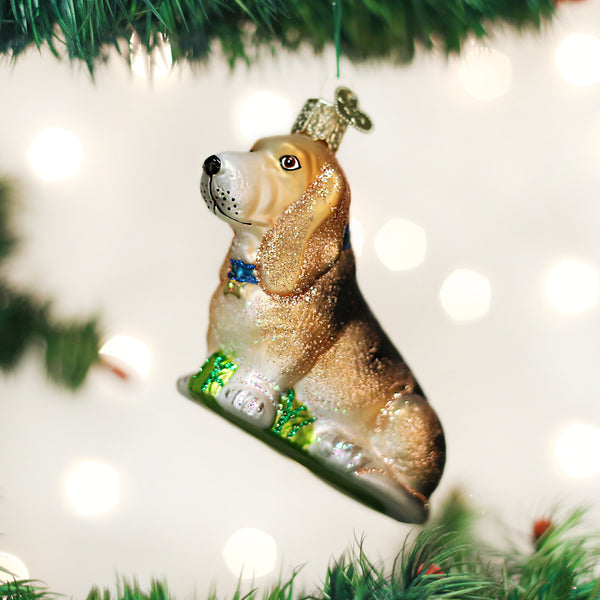 Basset hound christmas clearance decorations