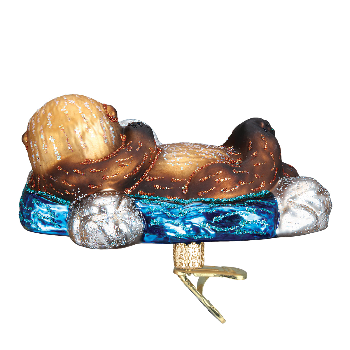 Floating Sea Otter Ornament - Thumbnail 4