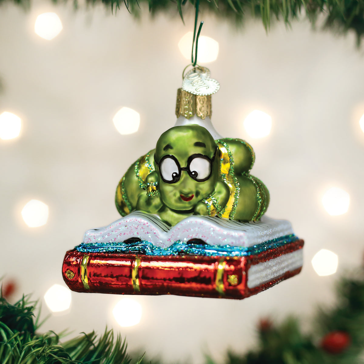 Old World Christmas M&M'S In Sleigh Glass Blown Ornament