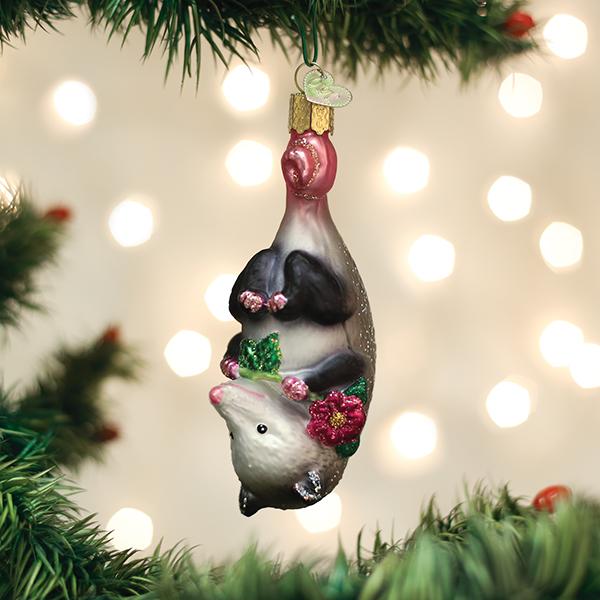 Blossom Opossum Ornament – Old World Christmas