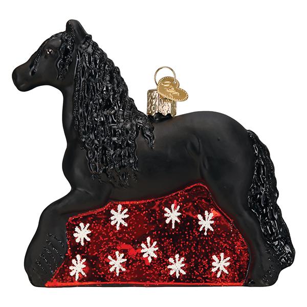 Friesian Horse Ornament