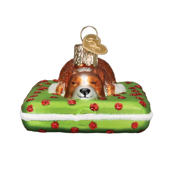 Sleepy Corgi Ornament