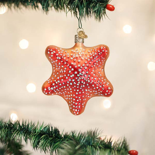 Red Starfish Ornament