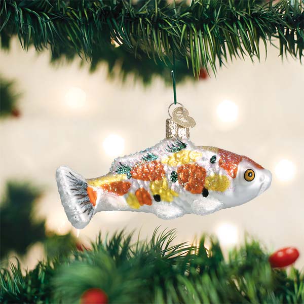 Koi Yellow Spots Ornament – Old World Christmas