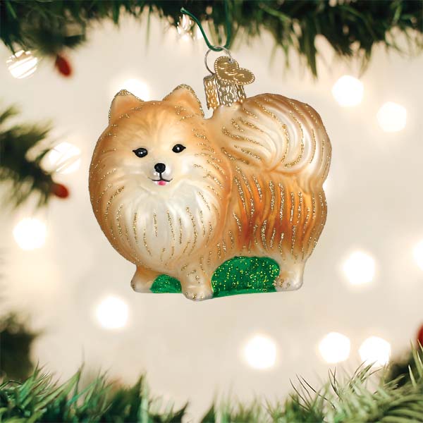 Standing Pomeranian Ornament