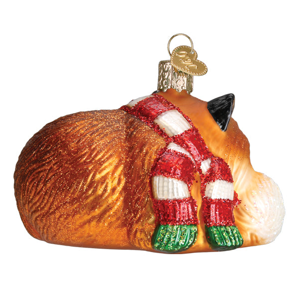 Cozy Fox Ornament