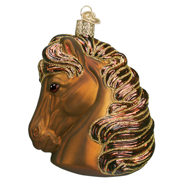 Horse Head-brown Ornament