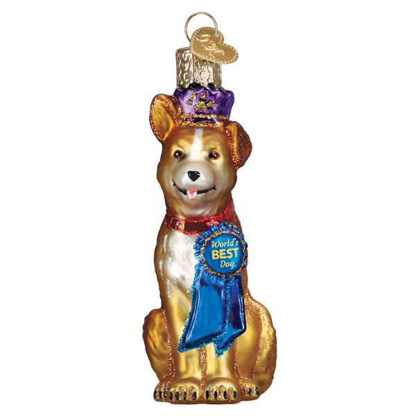 World's Best Dog Ornament
