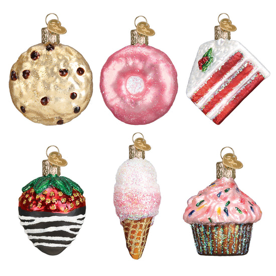 Mini Dessert Ornament Set | Old World Christmas™