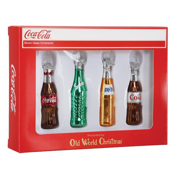 Coca-Cola® Mini Beverage Ornament Set – Old World Christmas