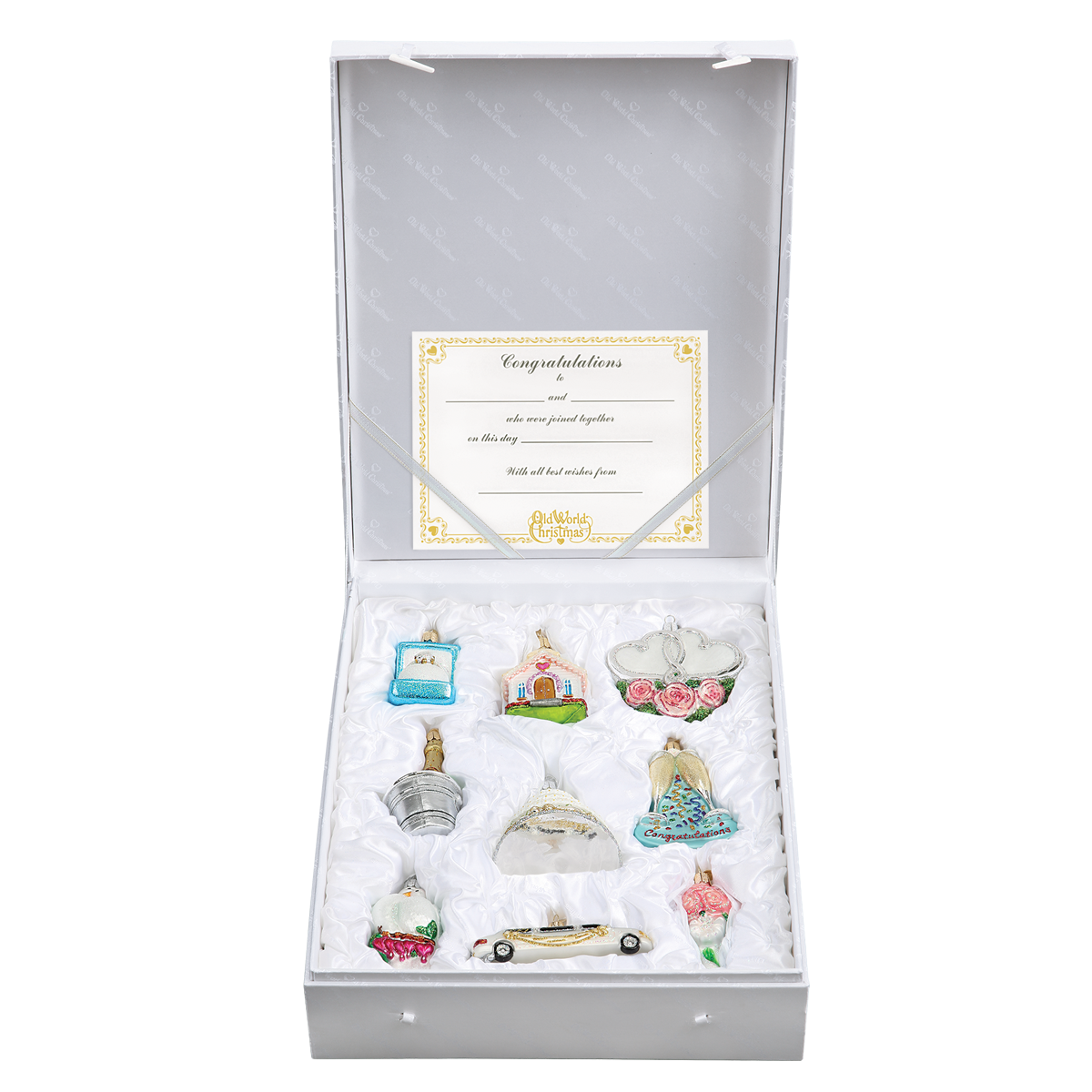 Just Married Collection Ornaments – Old World Christmas