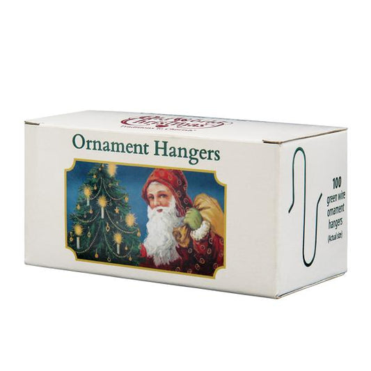 100 Green Ornament Hangers