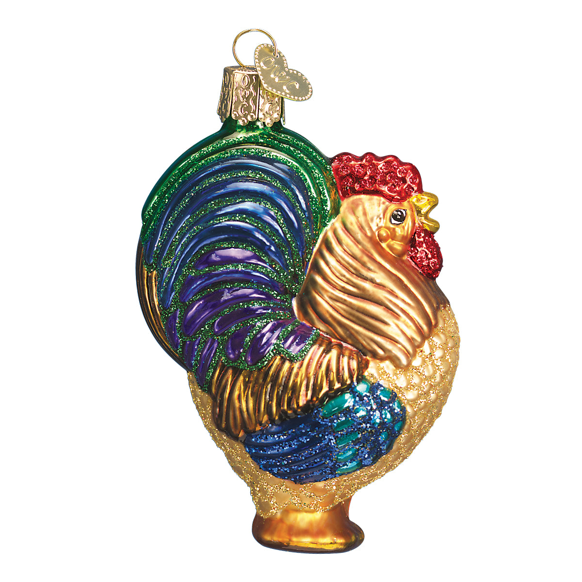 Rooster Ornament Old World Christmas   16006 2 