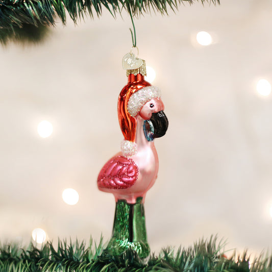 Yard Flamingo Ornament