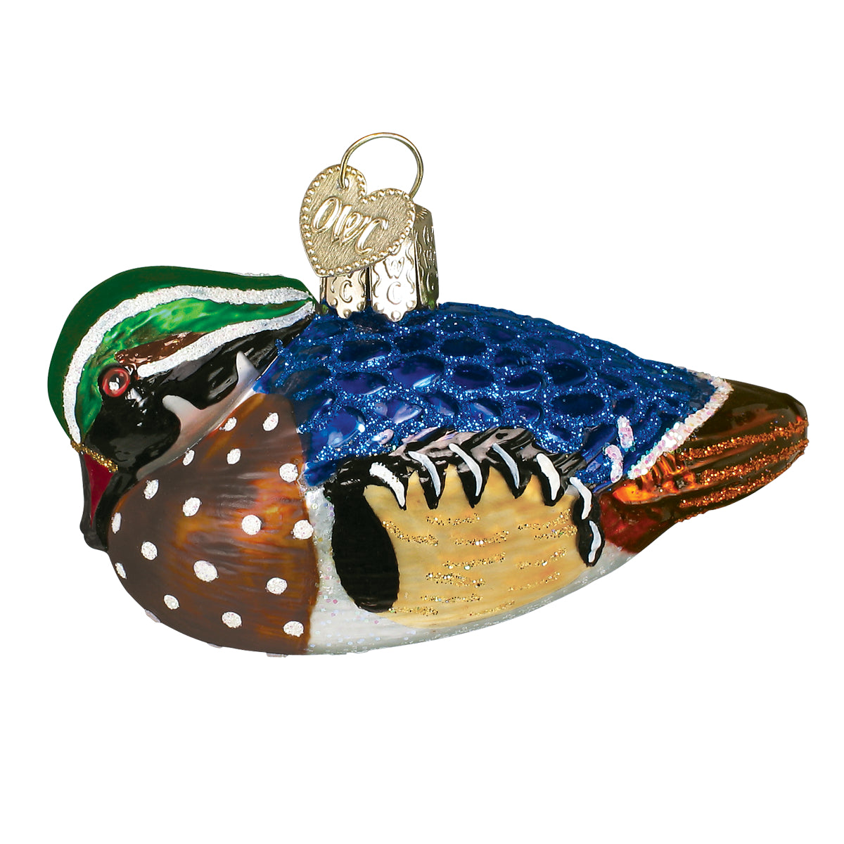 Wood Duck Christmas Ornament