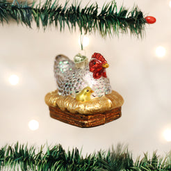 Hen On Nest Ornament | Old World Christmas™