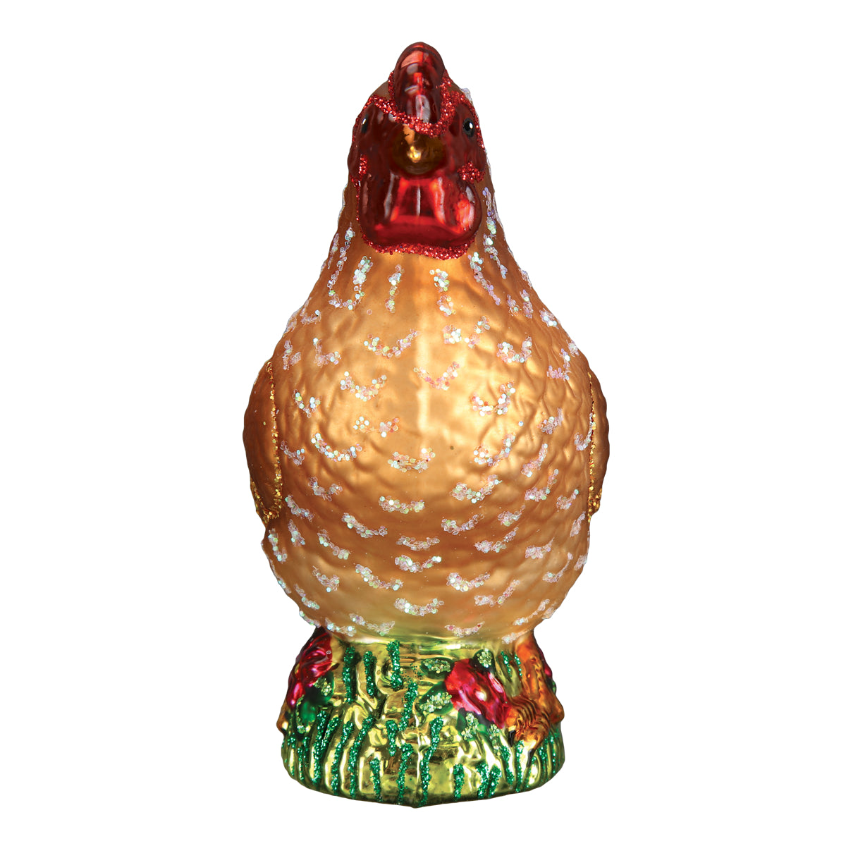 Spring Chicken Christmas Ornament
