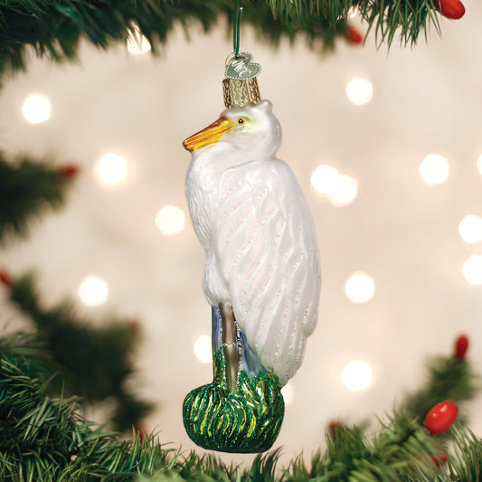 Great Egret Ornament