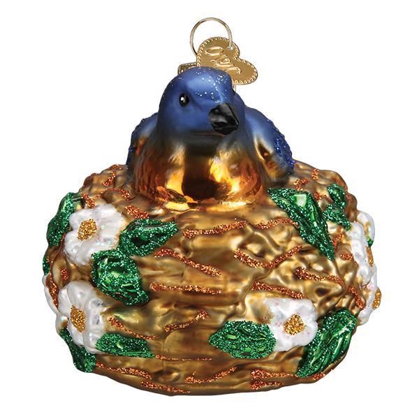 Bird In Nest Ornament – Old World Christmas