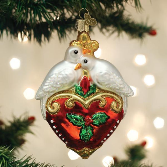 Two Turtle Doves Ornament