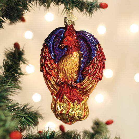 Fiery Phoenix Ornament