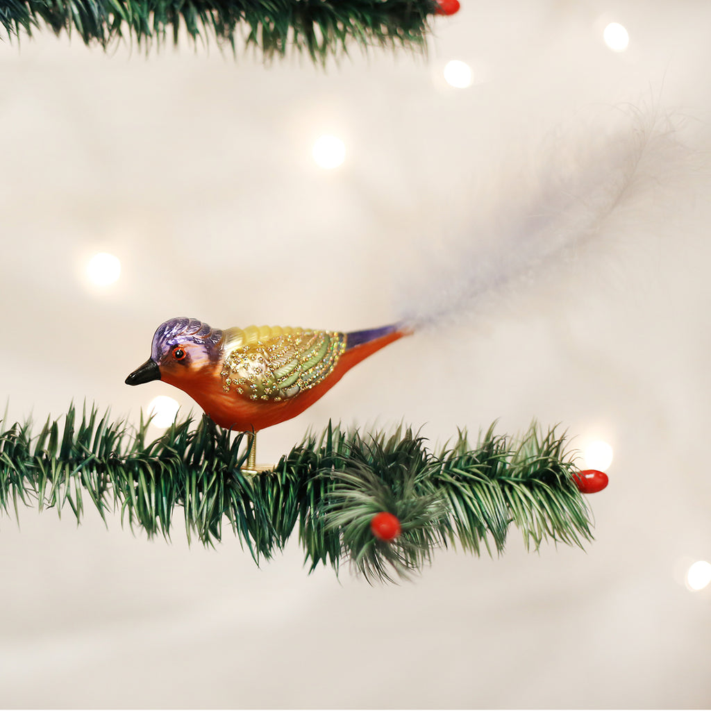 Painted Bunting Ornament | Old World Christmas™