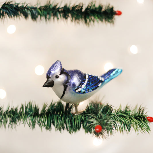 The Bridge Collection Blue Crystal Bird Ornament - Faceted Blue Bird  Christmas Tree Ornaments - Blue Christmas Ornaments