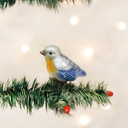 Baby Bluebird Ornament